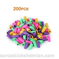 STORM GYRD Pencil Erasers Pencil Top Erasers 200 Pieces Cap Erasers Eraser Tops Pencil Eraser Toppers School Erasers for Kids School Supplies for Teachers Eraser Pencil Earasers Eraser Caps B07H6SW31T